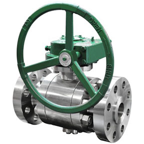 High pressure forged steel ball valve